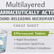 Multilayered pharmaceutically active compound-small